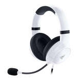 Casti Razer Blackshark V2  HyperSpeed cu fir, frecventa 12 Hz – 28 kHz, sensibilitate 100 dB, izolare fonica pasiva, frecventa de raspuns microfon: 100 Hz – 10 kHz, autonomie baterie pana la 70 ore, interfata jack 3.5 mm, alb