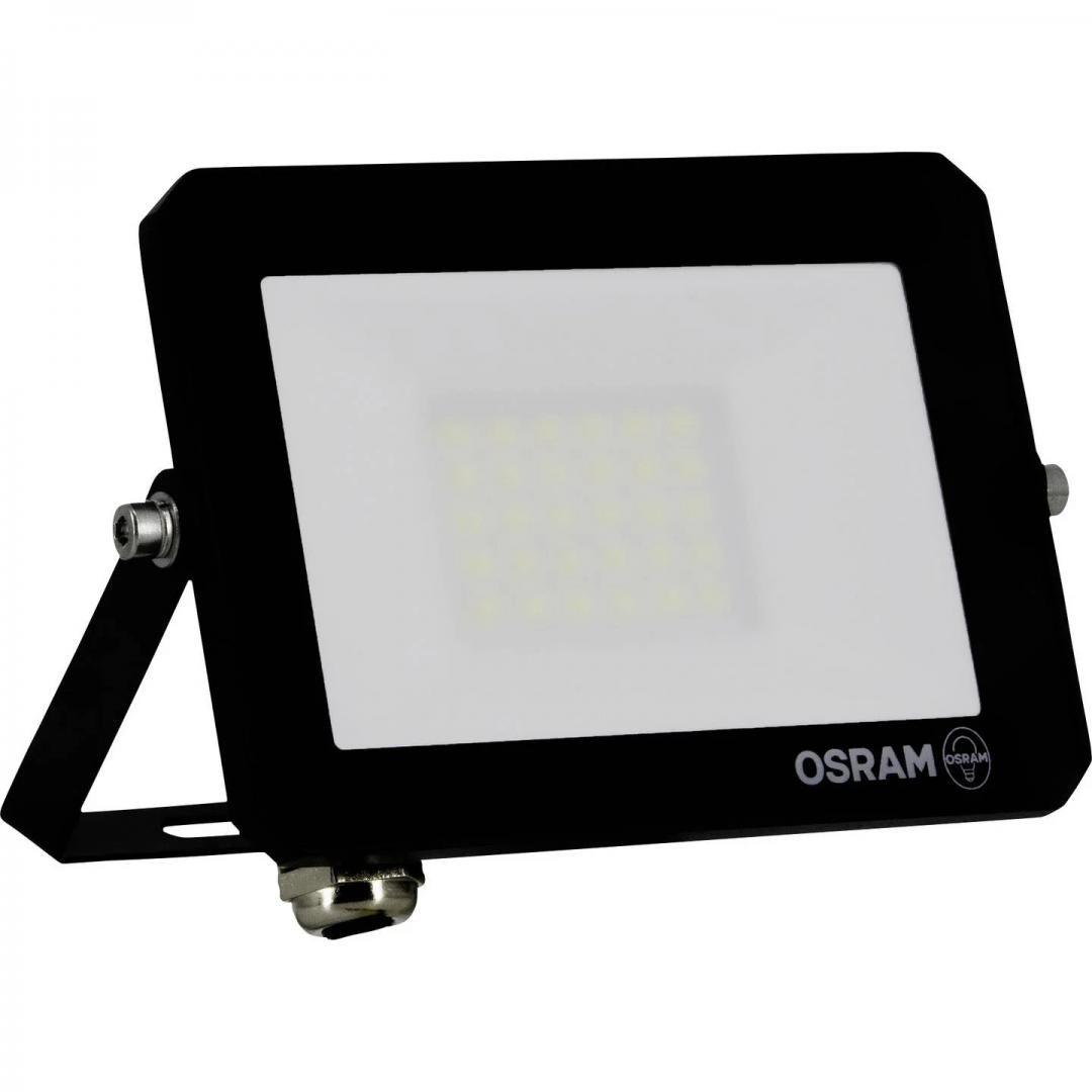 Proiector LED OSRAM FLOODLIGHT LUX, 20W, 220-240V, 1800 lm, lumina neutra(4000K), IP65, 12.4x3x9.9cm, aluminiu, Negru