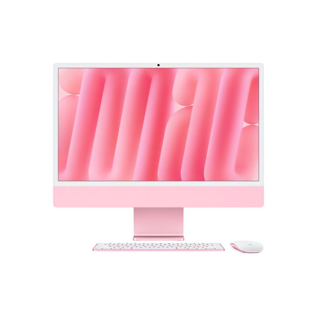 Apple iMAC 24" Retina 4.5k/ Apple M4 (CPU 10-core, GPU 10-core, Neural Engine 16-core)/24GB/512GB - Pink - INT KB (2024)