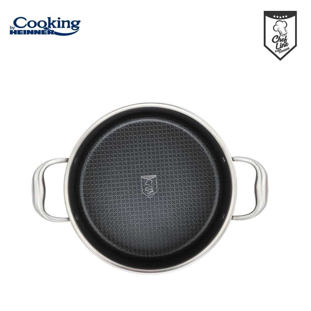 SEMIOALA CU CAPAC, 20x10 CM, 2.8 L TITANIUM3, COOKING BY HEINNER
