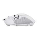 Mouse Trust Ozaa+, wireless RF 2.4GHz, bluetooth, conectivitate USB 1.1, 2.0, 3.0, rezolutie maxima 3200 DPI, alb