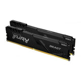 Memorie RAM Kingston Fury Beast, DIMM, DDR4, 32GB, 3200MHz, CL16, 1.35V, Kit of 2