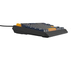 Tastatura gaming mecanica cu fir Genesis Thor 230 TKL, iluminare RGB, switch Linear, switch model Outemu Panda, numar taste 87, 11 butoane multimedia, lungime cablu 1.6m, dimensiuni 363 x 155 x 39 mm, naval blue