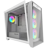 Carcasa AQIRYS XO-1, RGB, Mid Tower, White
