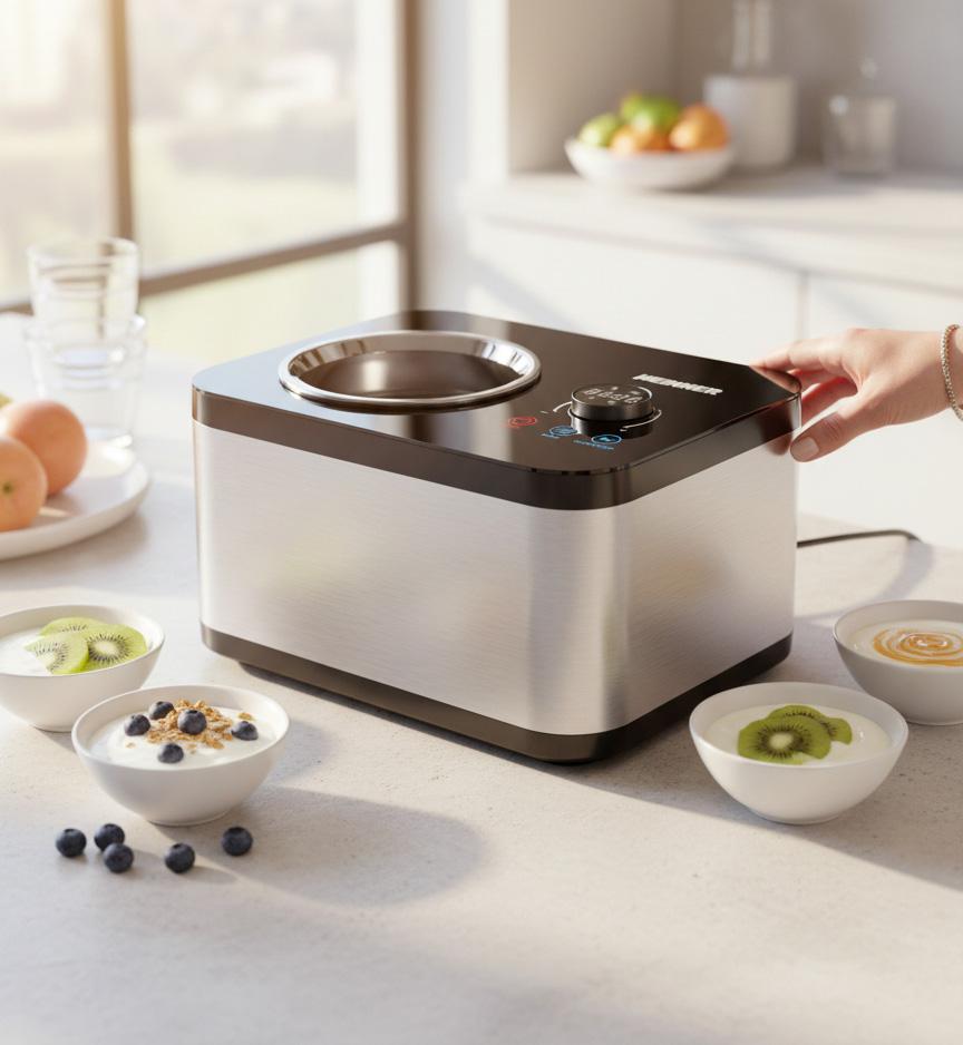 Aparat de făcut înghețată HEINNER SweetFreeze HICM-DW154SSBK