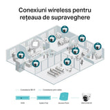 Camera IP Wi-Fi Turret TP-Link C440-W(4mm), 4MP, Lentila 4mm, IR+WL 30ml, rezolutie video 2304 × 1296, +/H.265/H.264+/H.264,