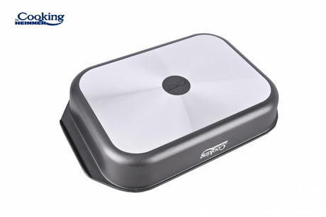 TAVA ALUMINIU CU ACOPERIRE CERAMICA 39.5x26 CM, DARK LINE, COOKING BY HEINNER