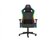 Scaun gaming Genesis TRIT 660, material textil, iluminare RGB, suporta pana la 150 kg, inaltime reglabila, spatar ajustabil, gri