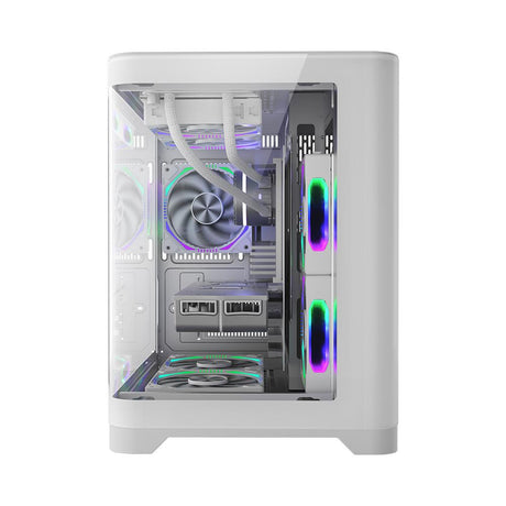 Carcasa 1STPLAYER UV5 Cube Tower ARGB ALB