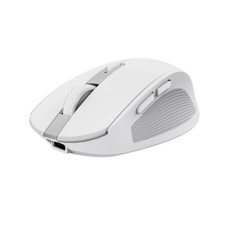 Mouse Trust Ozaa compact, rezolutie maxima 3200 DPI, interfata USB-A, USB-C, alb