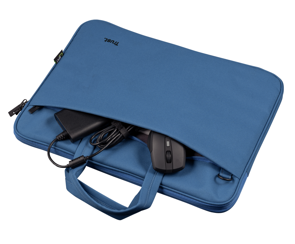 Geanta laptop Trust Bologna Eco 16", albastru