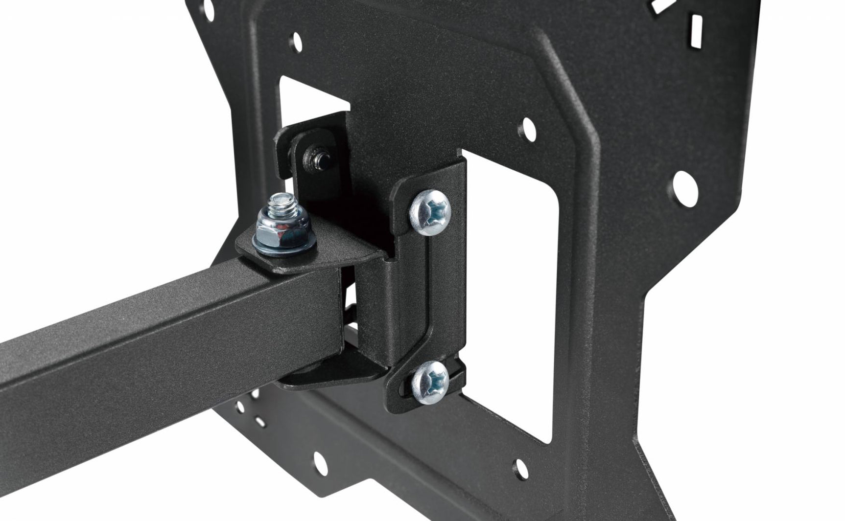 Suport de perete Akai cu inclinatie +3/-10°, diagonala display 23"-43", VESA min. 100x100, VESA max. 200x200, suporta pana la 30kg, distanta fata de perete MAX 378mm, negru