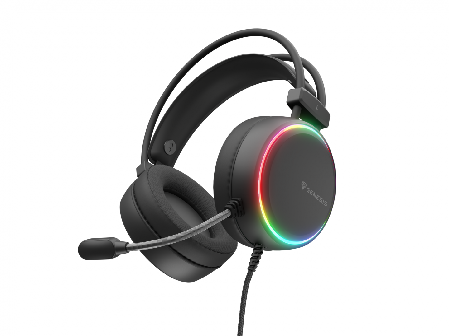 Casti Gaming Head-band GENESIS NSG-2307, wired, negru