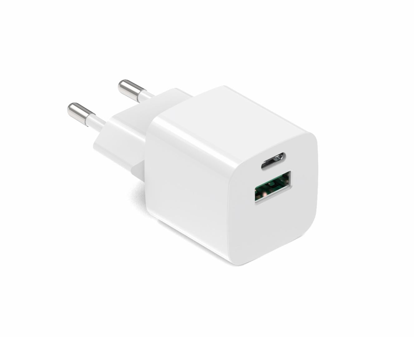 Incarcator cu USB Ieșire USB-C: USB-C: 5V/3A, 9V/3A, 12V/2,5A, 15V/2,0A, 20V1,5A (30W) PPS: 3,3V-11V/3,0A, 3,3V-16,0V/2,0A (33W) USB-A: 5V/3A, 9V/2A, 12V/1,5A (18W) USB-C+USB-A: 5V/3A (15W) Tensiune de intrare: 100-240VAC, 50/60Hz Protecție la