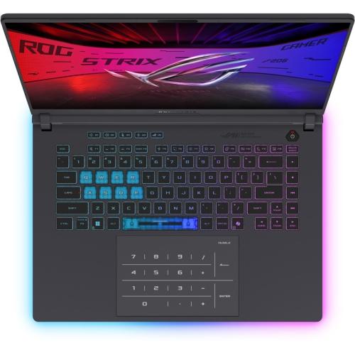 Notebook Gaming ASUS ROG Strix G16, cu procesor Intel Core i7-14650HX, 16'' IPS, 16 GB DDR5, 512 GB SSD, NVIDIA GeForce RTX 5050 12GB GDDR7, Fr OS