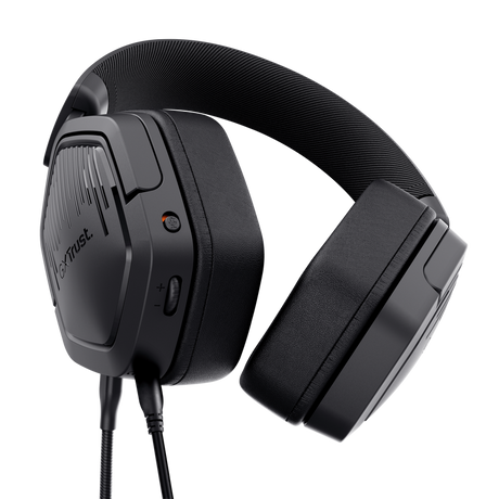 Casti cu fir Trust GXT492 Carus, cu microfon, tip conector 3.5mm, frecventa raspuns 20 Hz - 20.000 Hz, sensibilitate 105 dB, negru