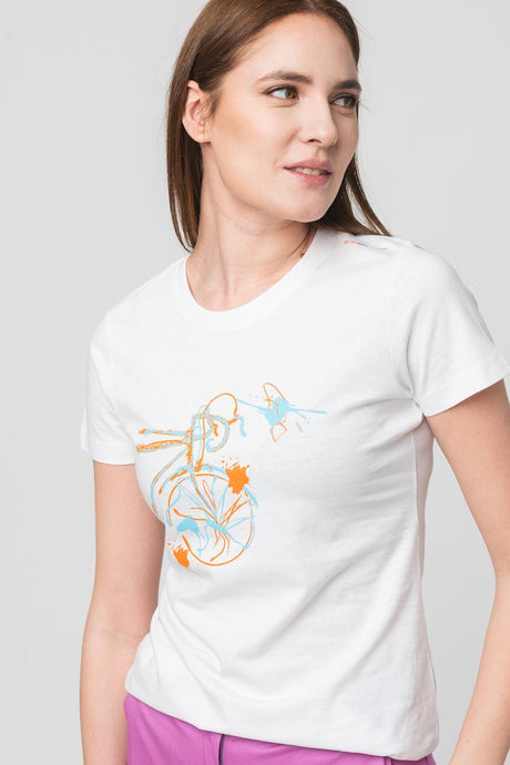TSHIRT CASUAL F BICICLETA COLOR WHITE-S