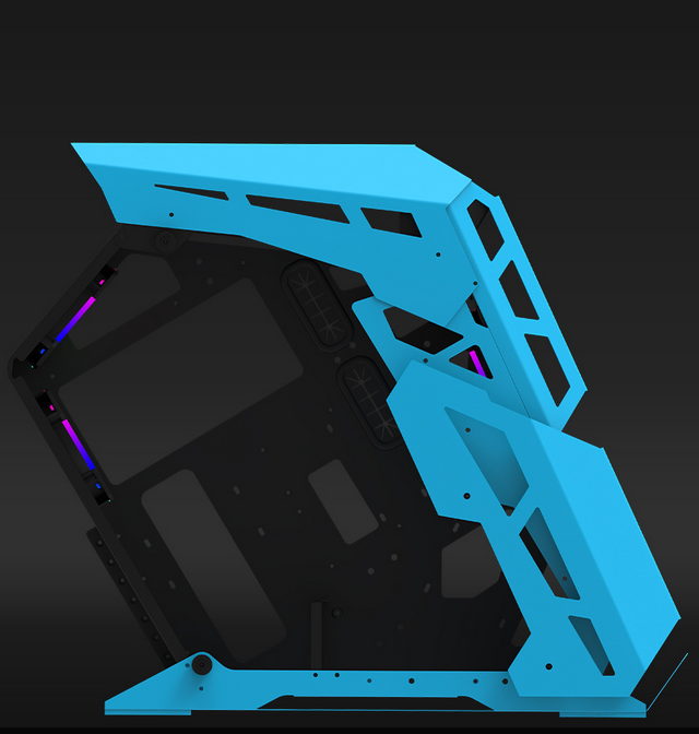 Carcasa Aqirys Procyon Mid Tower ALBASTRU