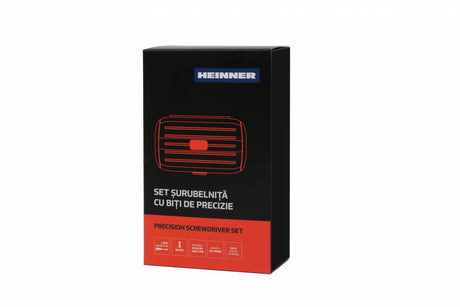 HEINNER Set surubelnita cu 30 biti de precizie