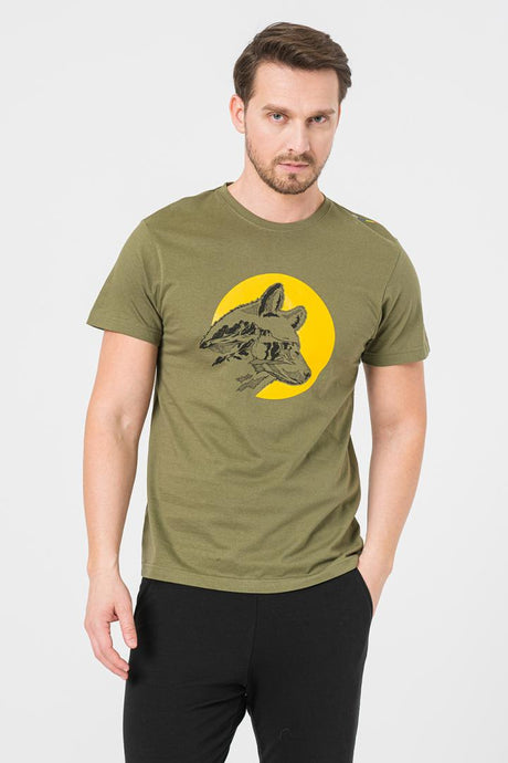 TRICOU CASUAL CIUCAS BARBATI KAKI-M