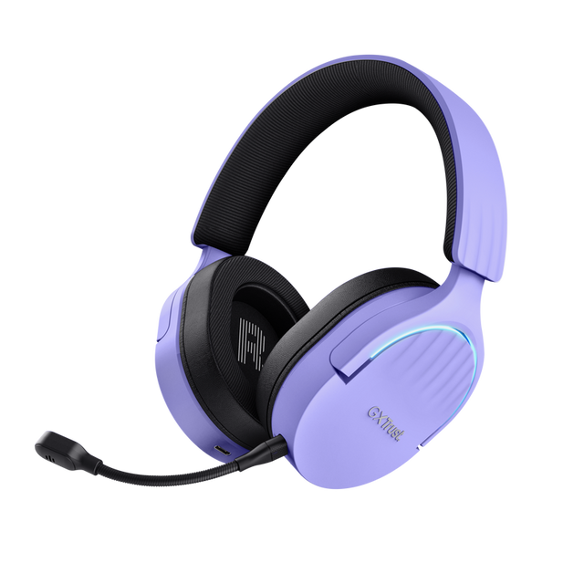 Casti gaming TrustGXT 491P Fayzo cu fir, interfata USB 2.0, frecventa de raspuns 20 Hz - 20.000 Hz, sensivitate 100 dB, mov