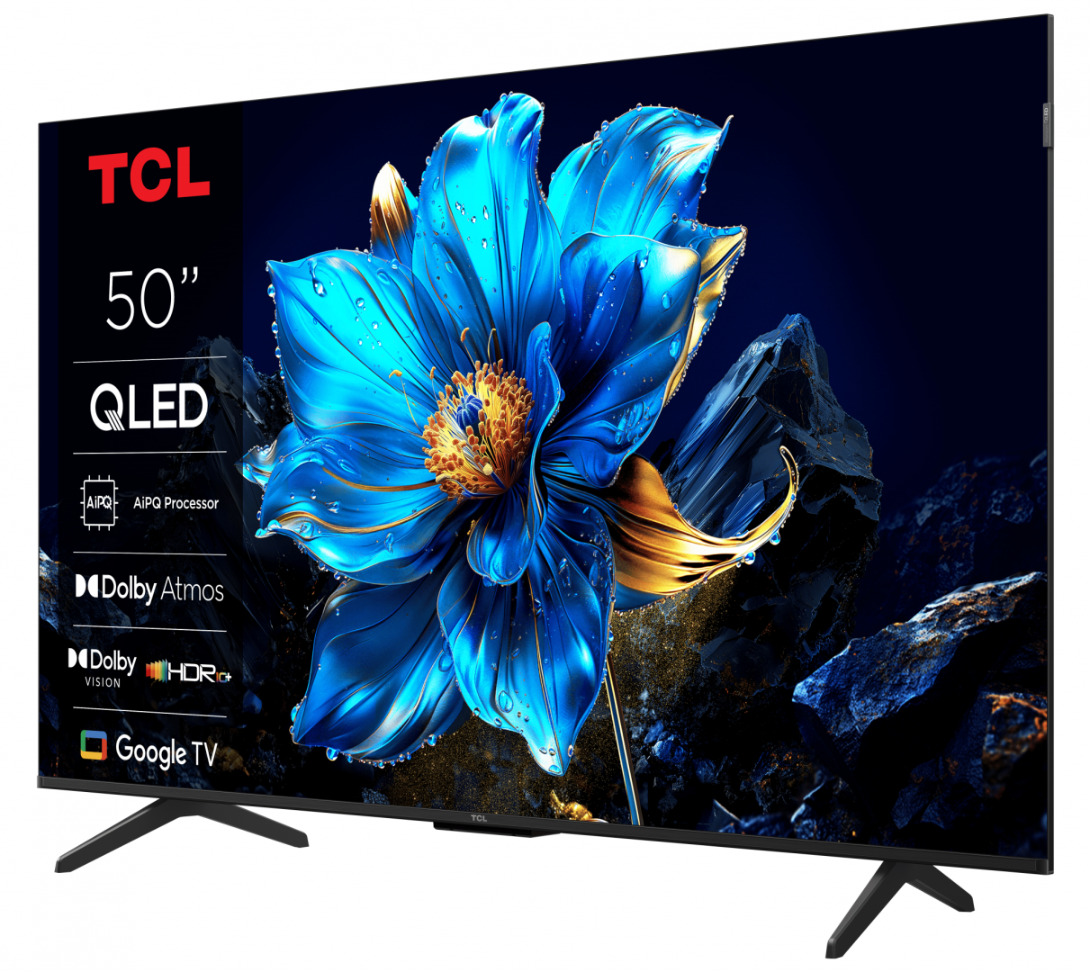 Televizor TCL QLED 50P71K, 126 cm, Smart Google TV, 4K