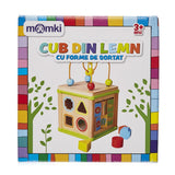 CUB DIN LEMN CU FORME DE SORTAT