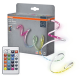 Kit Banda LED RGB Osram FLEX cu Telecomanda, 14W, 220-240V, 1300 lm, lumina alba si color (3000K), dimabila, IP20, 5 metri
