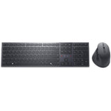 Kit Wireless tastatura si mouse Dell KM900, taste numerice, Gri