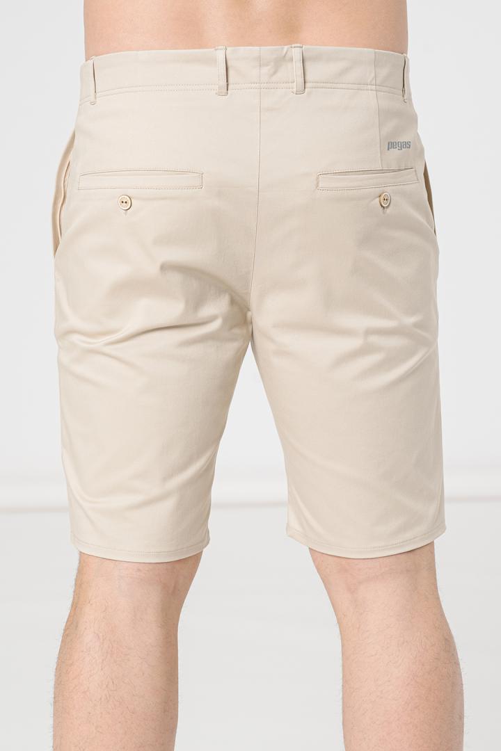 PANTALONI SCURT CASUAL BARBATI BEIGE XL