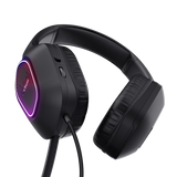 Casti cu fir Trust LED GXT 416 Zirox, cu microfon, interfata 3.5mm, USB- A, frecventa raspuns 20 Hz - 20.000 Hz, sensibilitate 90 dB, negru