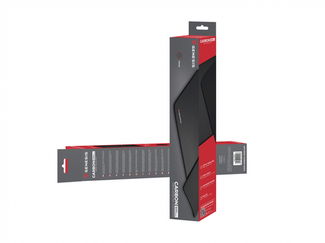 Mousepad Genesis Carbon 500 Maxi Logo, material cauciuc + textil, dimensiuni 900x450x2.5 mm, negru