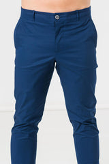 PANTALONI LUNG CASUAL BARBATI  NAVY M
