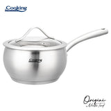 CASEROLA INOX+ CAPAC 16X9 CM, 1.8 L, NICOLAI TAND, ORIGINI, COOKING BY HEINNER