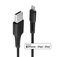 Cablu Lindy 1m USB A 2.0 to Lightning, negru