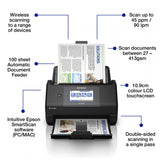 Scanner Epson WorkForce ES-590W, A4, Automat, Sheetfed, USB + WLAN + LAN