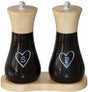 SET 2 RASNITE SARE & PIPER 15 CM +SUPORT DIN LEMN, ART OF DINING BY HEINNER