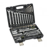 HR TRUSA 77 PIESE 1/4"&1/2" CR-V