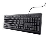 Tastatura cu fir Trust, negru