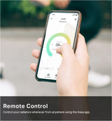 TP-LINK KE100 KIT, Termostat smart wireless pentru calorifer, 2.4 GHz Wi-Fi, 868 MHz, Android 5.0 sau mai recentă, iOS 10 sau mai recentă.
