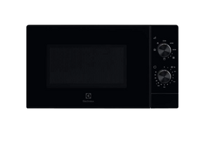 CUPTOR CU MICROUNDE ELECTROLUX EMZ421MMK, Volum brut 21 litri; Volum net 20 litri; 5 trepte de putere; Putere microunde 800 W; Grill; Putere grill 1000 W; Avertizare sonora; Diametru platan 270 mm; Timer mecanic; Negru