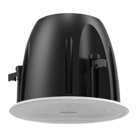 Difuzor de tavan Hikvision DS-QAZ0610G1, putere difuzor: 10W, senzitivitate: 89 dB, frecventa: 120Hz~20kHz(-10dB), dimensiuni: Ø242.78 mm × 192.7 mm , greutate: 2.7kg.