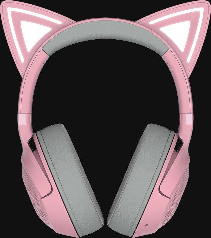 Casti Razer Kraken Kitty V2 Bluetooth 5.2Quartz Edition