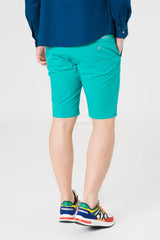 PANTALONI SCURT CASUAL BARBATI GREEN XL