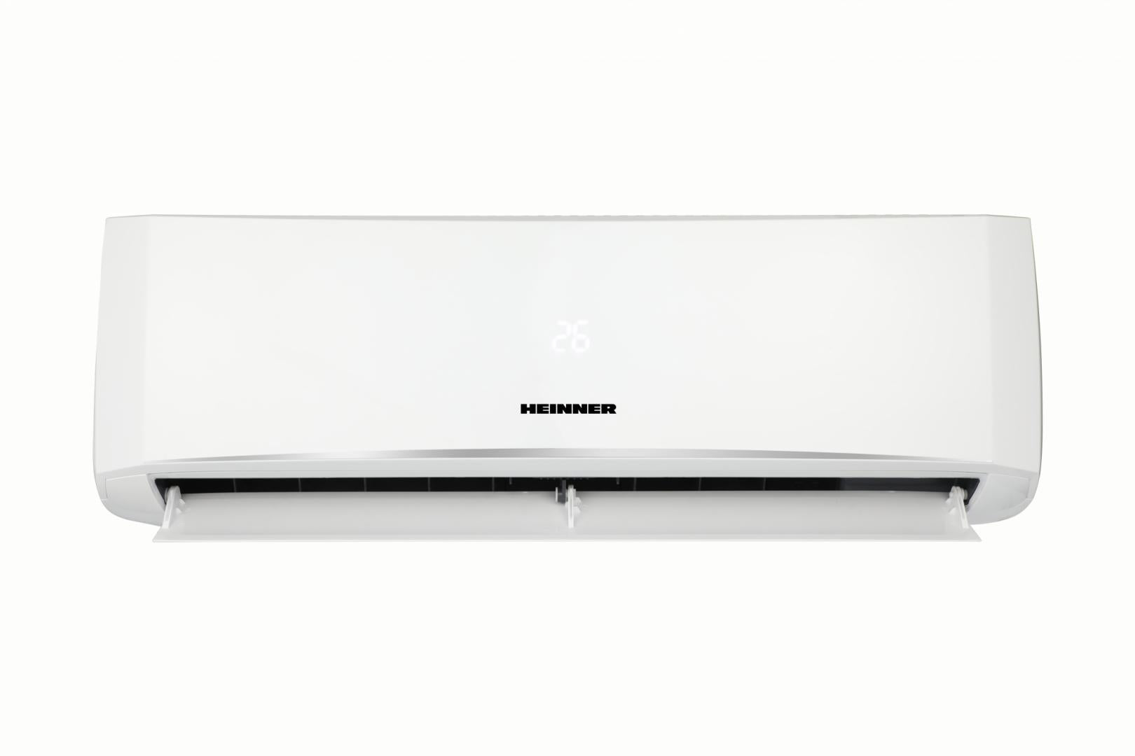 Aparat de aer conditionat Heinner HAC-HS24WH++, capacitate: 24000 BTU, clasa energetica racire: A++, clasa energetica incalzire: A+, functie mentinere temperatura 8°C, functie SLEEP, functie SMART, functie ECONOMY, timer 24h, auto restart, mod silentios