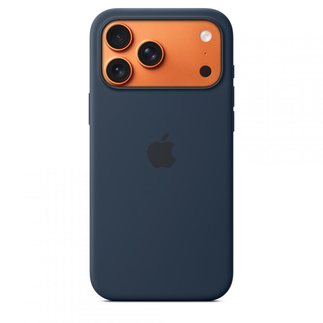 iPhone 17 Pro Max Silicone Case with MagSafe – Midnight