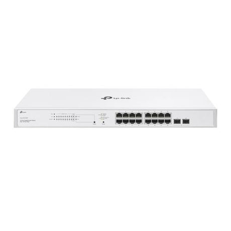 TP-LINK 18-Port Gigabit Smart Switch with 16-Port PoE+ FESTA FS318GP, Interfata: 16× 10/100/1000 Mbps RJ45 Ports (Auto Negotiation/Auto MDI/MDIX), Dimensiuni: 440×180×44 mm, Capacitate Switch: 36 Gbps, Packet Forwarding Rate: 26.78 Mpps