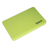 RACK extern SPACER, pt HDD/SSD, 2.5 inch, SATA, interfata PC USB 3.0, Husa piele sintetitca, plastic, verde