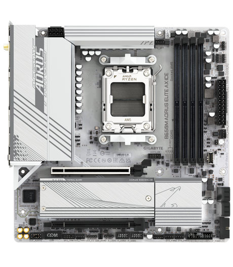 Placa de baza Gigabyte B650M AORUS ELITE AX ICE AM5