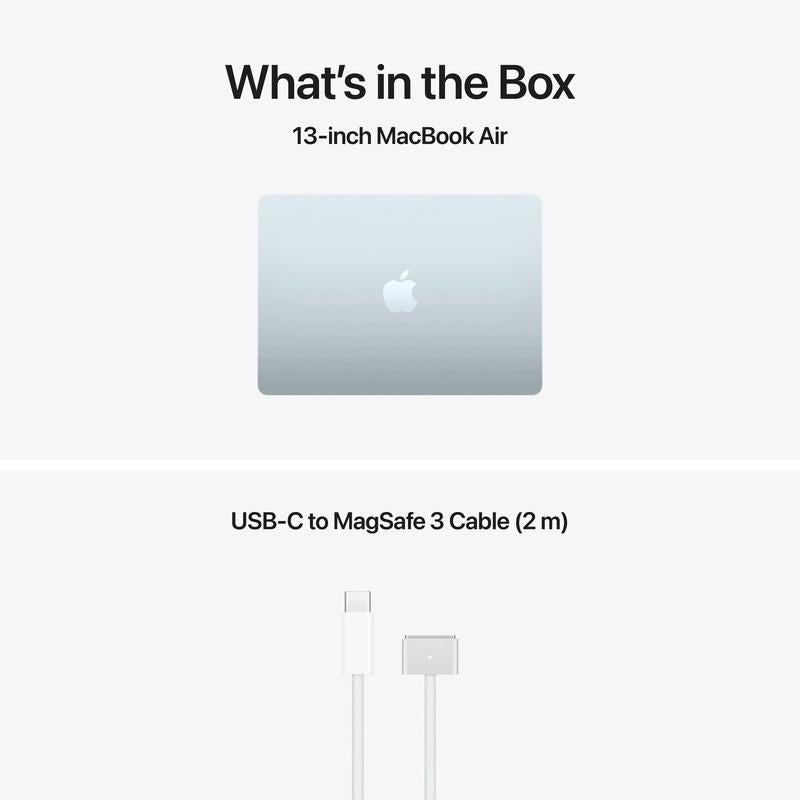 MacBook Air 13.6" Retina/Apple M5 (CPU 10-core, GPU 10-core, NeuralEngine16-core)/16GB/512GB - Sky Blue - INT KB (No Adapter) - 2026  (CTO from MDHH4RO/A)
